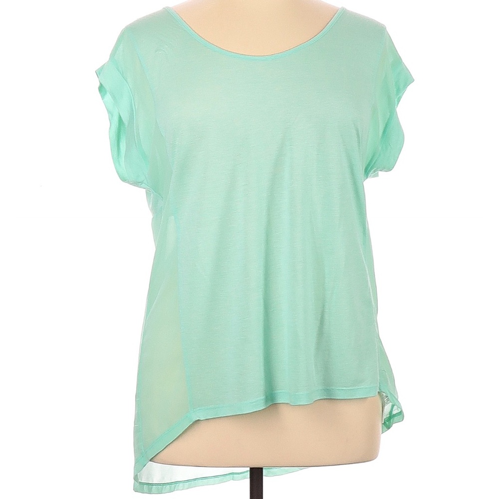Nine West Mint Green Short Sleeve Top